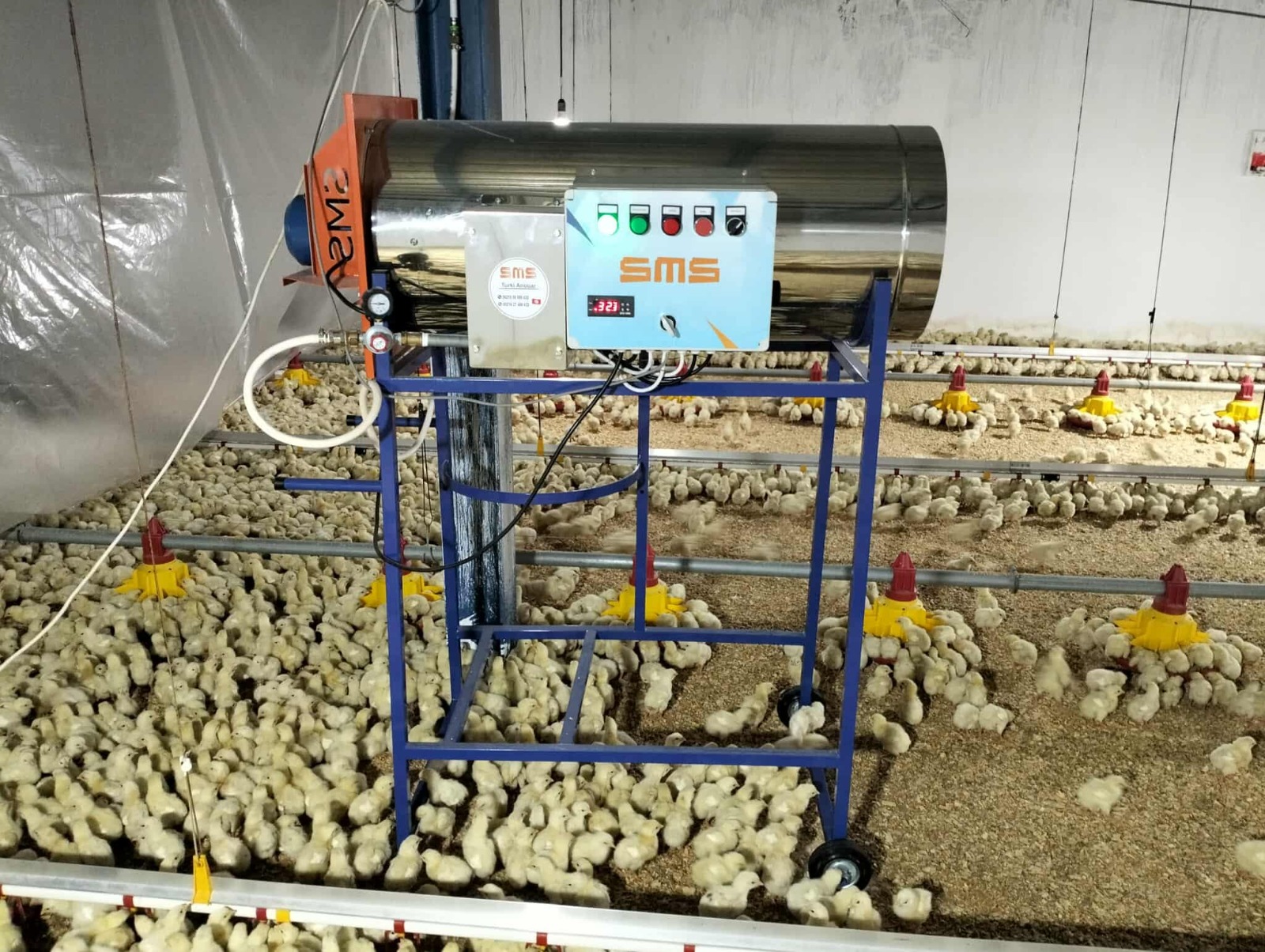 Chauffage à air pulsé à gaz
