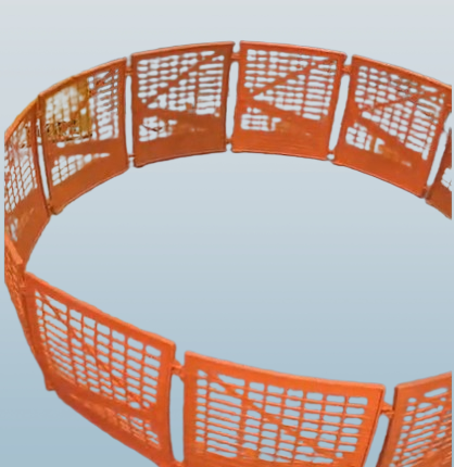 Cloison d’élevage pour dindes